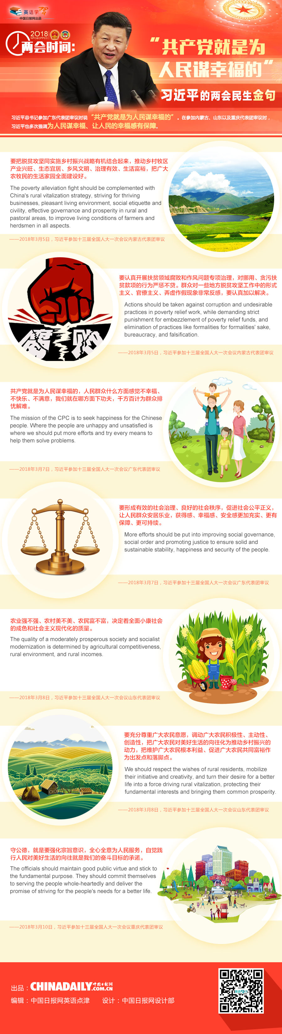 “共产党就是为人民谋幸福的”习近平的两会民生金句
